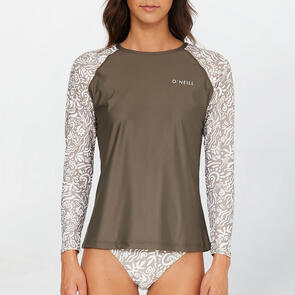 ONEILL 2025 SALINA LONG SLEEVE SURF TEE DUNE