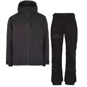 ONEILL SNOW 2024 UTILITY JACKET BLACK OUT + GORE-TEX PSYCHO PANTS BLACK OUT