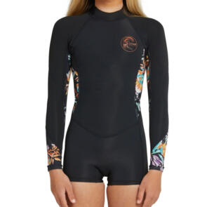 ONEILL 2023 GIRLS BAHIA BZ LS MID SPRING 2MM BLK/BLK/AUST/AUST