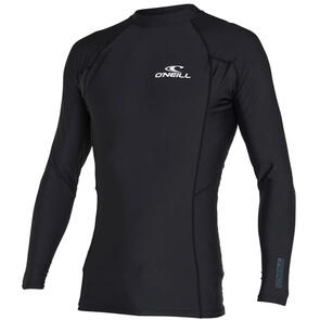 ONEILL 2024 REACTOR UV LONG SLEEVE RASH VEST - BLACK