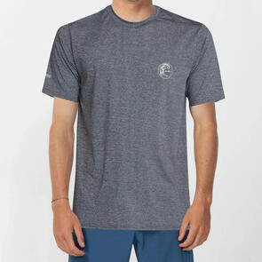 ONEILL 2025 24/7 HYBRID UV SS SURF TEE - CHARCOAL