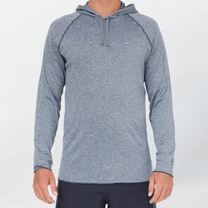ONEILL 2025 24/7 HYBRID UV LS SURF HOODY - GRAPHITE