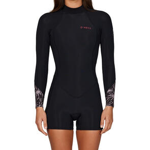ONEILL 2025 BAHIA BACK ZIP LONG SLEEVE BOYLEG SPRING 2MM FOLLOW THE SUN
