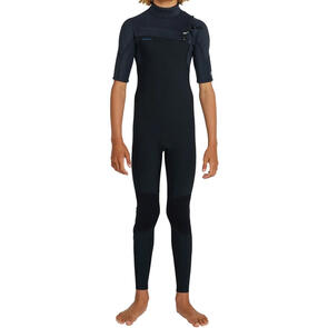 ONEILL 2025 BOYS HYPERFREAK SS CHESTZIP STEAMER 2MM BLACK