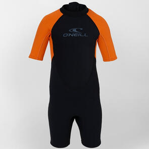 ONEILL 2025 BOYS TODDLER REACTOR BACKZIP SS SPRING 2MM ORANGE