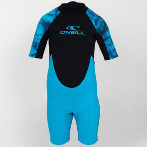 ONEILL 2025 BOYS TODDLER REACTOR PRINT BACKZIP SS SPRING 2MM TIE DYE BLUE