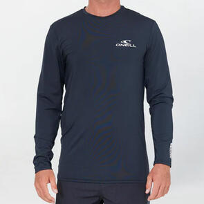 ONEILL 2025 CLEAN & MEAN L/S LOOS FIT RASH TEE - BLACK