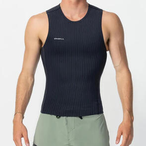 ONEILL 2025 HYPERFREAK TB3X NO SLEEVE VEST 1.5MM - BLK/BLK