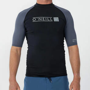 ONEILL 2025 REACTOR BLOCK UV SS RASH VEST - ORION BLUE