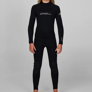 ONEILL 2025 YOUTH REACTOR 2 GBS BACKZIP 3/2MM STEAMER BLACK