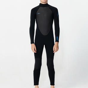 ONEILL 2025 YOUTH REACTOR 2 BACKZIP 3/2MM STEAMER BLACK