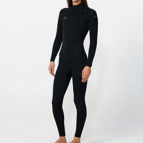 ONEILL 2026 WOMENS REACTOR 2 GBS CHEST ZIP FULL 3/2MM - BLACK