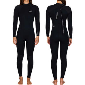 ONEILL 2025 WOMENS REACTOR 2 GBS BACK ZIP FULL 3/2MM BLACK