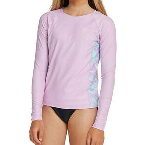 ONEILL 2023 GIRLS BAHIA UV LS RASH TEE PPRP/LDBK