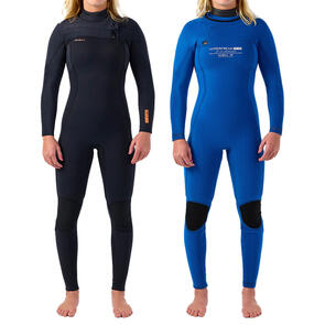 ONEILL 2025 WOMENS HYPERFREAK CHEST ZIP FULL 3/2MM BLACK