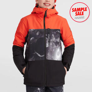 ONEILL SNOW SAMPLE - 2026 BOYS CARBONITE SNOW JACKET - BLACK SPACEDOUT