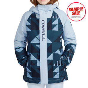 ONEILL SNOW SAMPLE - 2026 GIRLS O'RIGINALS SNOW JACKET - BLUE TRIANGLE IKAT