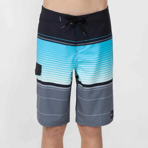 ONEILL BOYS LENNOX STRIPE 18" BOARDSHORTS BLACK