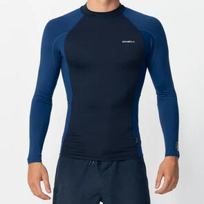 ONEILL PSYCHO UV LS RASH VEST - ABYSS/MARINE/MARINE