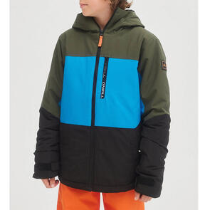 ONEILL SNOW 2024 BOYS CARBONITE JACKET - DIRECTOIRE BLUE COLOUR BLOCK
