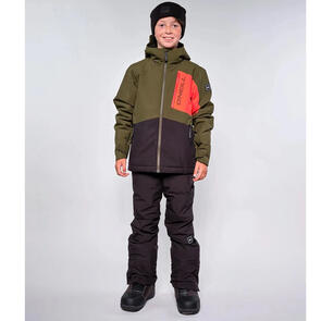 ONEILL SNOW 2025 BOYS JACKSAW JACKET FOREST NIGHT AND HAMMER PANTS