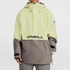 ONEILL SNOW 2025 O'RIGINALS ANORAK JACKET LIME WASH COLOUR BLOCK