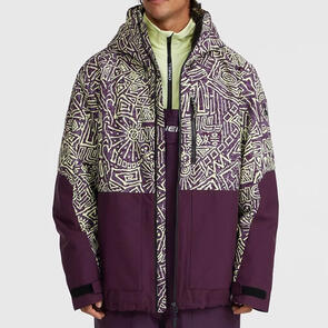 ONEILL SNOW 2025 O'RIGINALS BLOCK SNOW JACKET DARK PURPLE SKETCHERITAGE