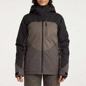 ONEILL SNOW 2025 WOMENS CARBONITE SNOW JACKET BLACK OUT COLOUR BLOCK