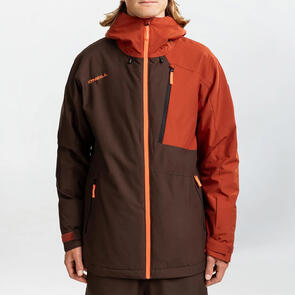 ONEILL SNOW 2026 CRUZ BLOCK SNOW JACKET - COFFEE BEAN COLOUR BLOCK