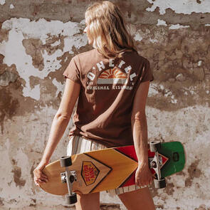 ONEILL SUNNY SIDE TEE BROWN