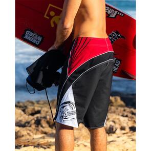 ONEILL SUPERFREAK REISSUE Y2K 22 BOARDSHORTS BLACK RED