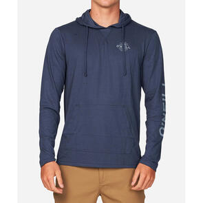 ONEILL TRVLR HOLM SNAP PULLOVER HOODIE - NAVY