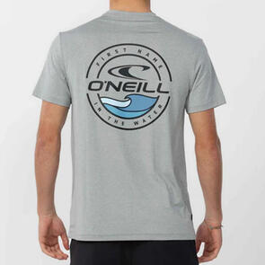 ONEILL TRVLR UPF PEAK TEE - HEATHER GREY