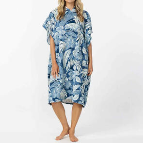 ONEILL WOMENS MONSOON CHANGE TOWEL BLUE FLORAL