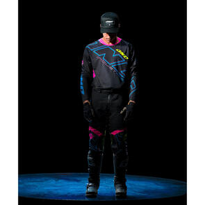 ONE INDUSTRIES X-297 JERSEY AND PANTS CROSS BLACK NEON