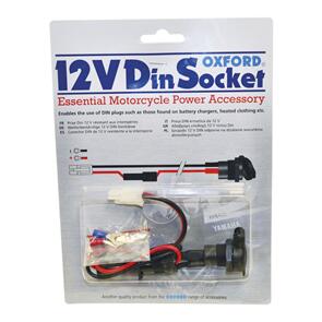 OXFORD 12V SAE POWER SOCKET (FOR 18MM DIN PLUGS)