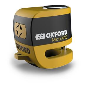 OXFORD MICRO XA5 SCOOTER ALARM DISC LOCK BLK/ YEL