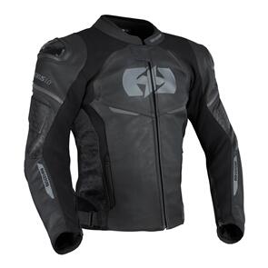 OXFORD NEXUS 1.0 LEATHER MS JACKET STEEL BLACK