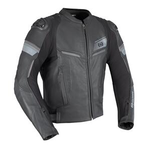 OXFORD CYPHER 1.0 LEATHER MS JACKET STEEL BLACK