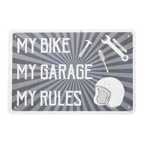 OXFORD GARAGE METAL SIGN: MY RULES