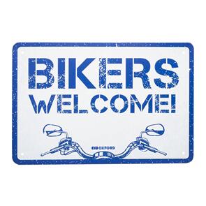 OXFORD GARAGE METAL SIGN: WELCOME