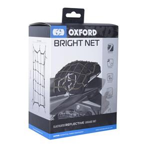 OXFORD BRIGHT CARGO NET BLK/REFLECTIVE