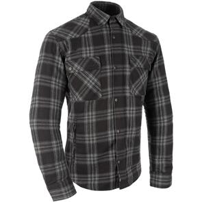 OXFORD KICKBACK 3.0 MS SHIRT GREY/BLK CHECK