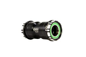 ENDURO PREMIUM BOTTOM BRACKET BB30 TO 24MM CRANKS STAINLESS STEEL BLACK