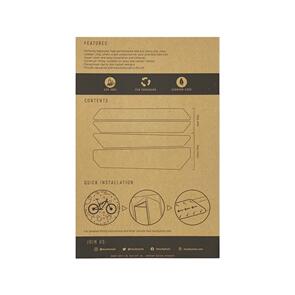 MUCKY NUTZ STAY SKINZ FRAME PROTECTION CONTOURS - (WHITE / GLOSS)