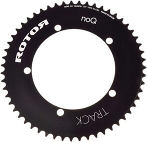ROTOR ROTOR CHAINRING ROUND TRACK 53T BCD144X5 1/8'' BLACK