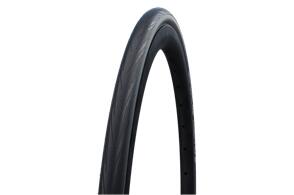 SCHWALBE TYRE LUGANO II ENDURANCE 700 X 25 ACTIVE WIRE SILICA REINFORCED TREAD E-25 HS471 BLACK