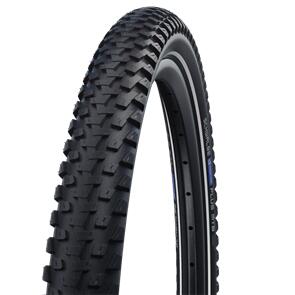 SCHWALBE TYRE MARATHON PLUS MTB 700 X 57 / 29 X 2.25 PERFORMANCE WIRE ADDIX SMARTGUARD E-50 HS468 BLACK-REFLEX