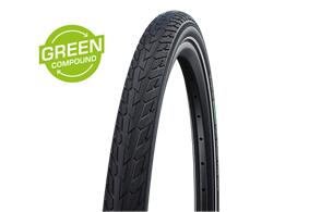 SCHWALBE ROAD CRUISER PLUS 700X50/28X2.0 ACTIVE WIRE GREEN COMPOUND PUNCTURE