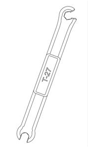 FULCRUM TOOL T-27 SPOKE WRENCH